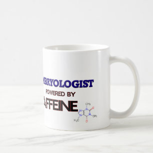 Embryologist angetrieben durch Koffein Kaffeetasse