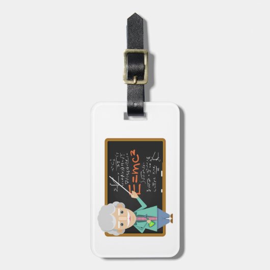 EMC2-Formel-Lehrer Gepäckanhänger (Vorderseite vertikal)