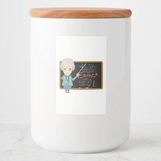 EMC2-Formel-Lehrer Lebensmitteletikett (Vorderseite)