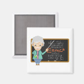 EMC2-Formel-Lehrer Magnet (Vorderseite/Rückseite)