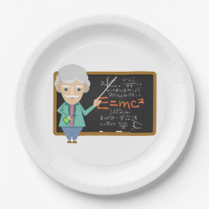 EMC2-Formel-Lehrer Pappteller