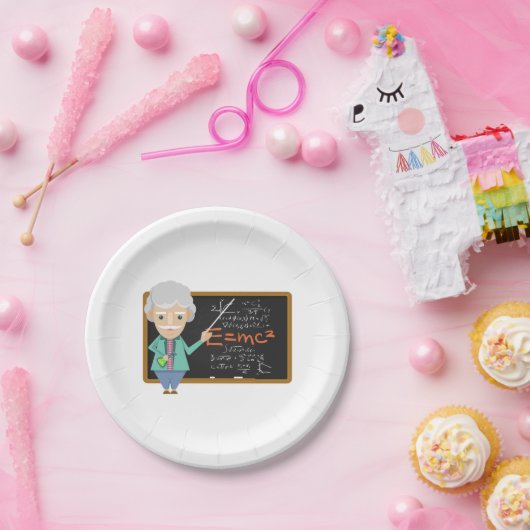 EMC2-Formel-Lehrer Pappteller (Party)