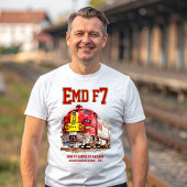 EMD F7 Santa Fe Warbonnet Diesel Locomotive. T-Shirt
