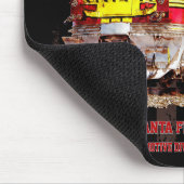 EMD F7 Santa Fe Warbonnet with American Flag. Mousepad (Ecke)