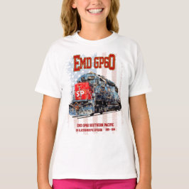 EMD GP60 Diesel Lokomotive und amerikanische Flagg T-Shirt
