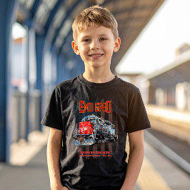 EMD GP60 Diesel Lokomotive und amerikanische Flagg T-Shirt