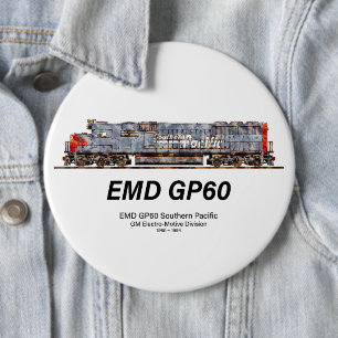 EMD GP60 Diesellokomotive des südlichen Pazifiks Button