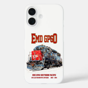 EMD GP60 Diesellokomotive des südlichen Pazifiks iPhone 16 Hülle
