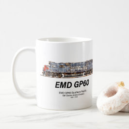 EMD GP60 Diesellokomotive des südlichen Pazifiks Kaffeetasse