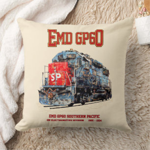 EMD GP60 Diesellokomotive des südlichen Pazifiks Kissen