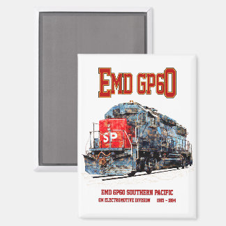 EMD GP60 Diesellokomotive des südlichen Pazifiks Magnet