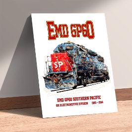 EMD GP60 Diesellokomotive des südlichen Pazifiks Poster