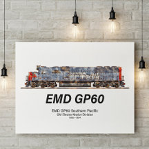 EMD GP60 Diesellokomotive des südlichen Pazifiks
