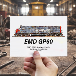 EMD GP60 Diesellokomotive des südlichen Pazifiks Postkarte