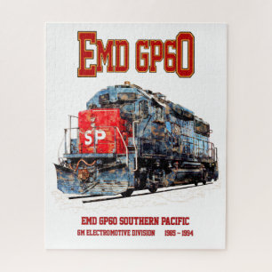 EMD GP60 Diesellokomotive des südlichen Pazifiks Puzzle