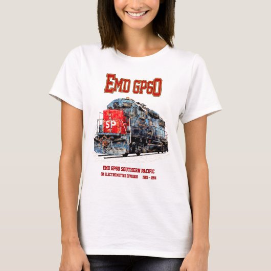EMD GP60 Diesellokomotive des südlichen Pazifiks T-Shirt (Vorderseite)