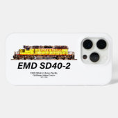 EMD SD40-2 Diesellokomotive. Gewerkschaft Pazifik Case-Mate iPhone Hülle (Rückseite (Horizontal))
