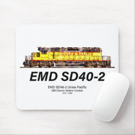 EMD SD40-2 Diesellokomotive. Gewerkschaft Pazifik Mousepad