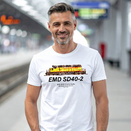 EMD SD40-2 Diesellokomotive. Gewerkschaft Pazifik T-Shirt