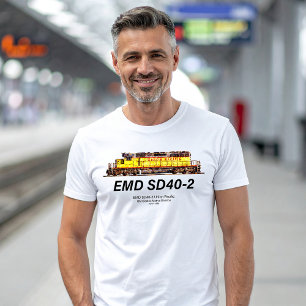 EMD SD40-2 Diesellokomotive. Gewerkschaft Pazifik T-Shirt
