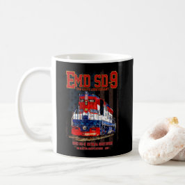 EMD SD-9 Locomotive USA 250th Anniversary Livery Kaffeetasse