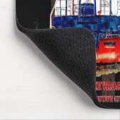 EMD SD-9 Locomotive USA 250th Anniversary Livery Mousepad (Ecke)