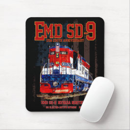 EMD SD-9 Locomotive USA 250th Anniversary Livery Mousepad