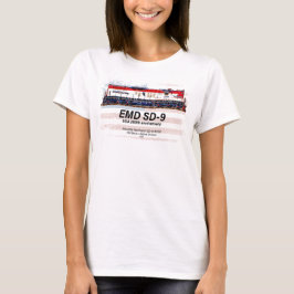 EMD SD-9 Locomotive USA 250th Anniversary Livery T-Shirt