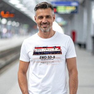 EMD SD-9 Lokomotive USA 250. Jubiläumsbemalung T-Shirt