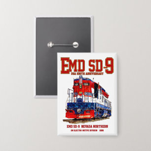 EMD SD-9 USA 250. Jubiläums-Erbelokomotive Button