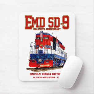 EMD SD-9 USA 250. Jubiläums-Erbelokomotive Mousepad