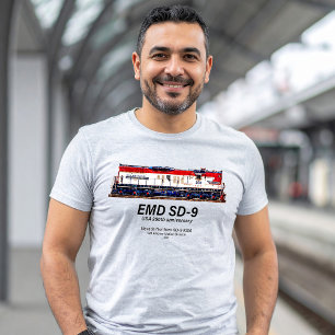 EMD SD-9 USA 250. Jubiläums-Erbelokomotive T-Shirt
