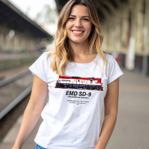 EMD SD-9 USA 250. Jubiläums-Erbelokomotive T-Shirt