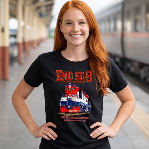 EMD SD-9 USA 250. Jubiläums-Erbelokomotive T-Shirt