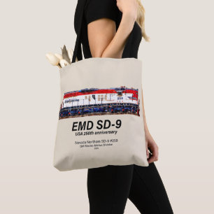 EMD SD-9 USA 250. Jubiläums-Erbelokomotive Tasche
