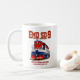 EMD SD-9 USA 250th Anniversary Heritage Locomotive Kaffeetasse