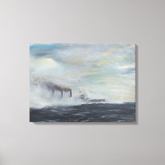 Emden 'Der Schwan des Ostens' 1914 2011 Leinwanddruck (Vorderseite)