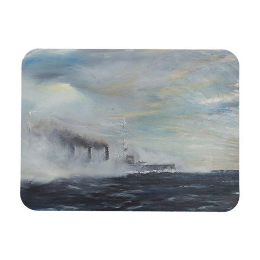 Emden 'Der Schwan des Ostens' 1914 2011 Magnet (Horizontal)