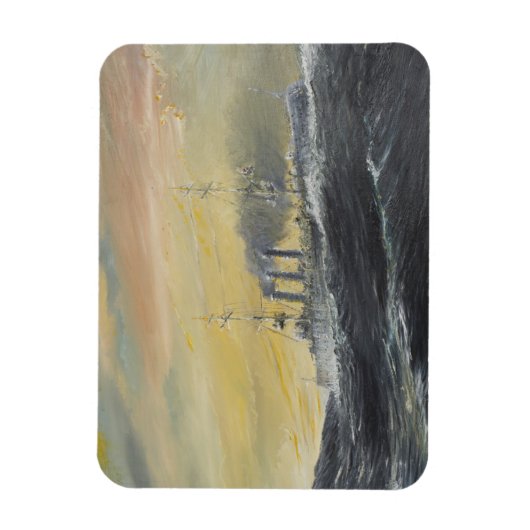 Emden fährt 1914 2011 durch den Indischen Ozean Magnet (Vertikal)