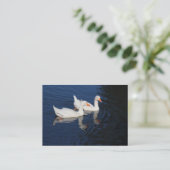 Emden Geese Visitenkarte (Stehend Vorderseite)
