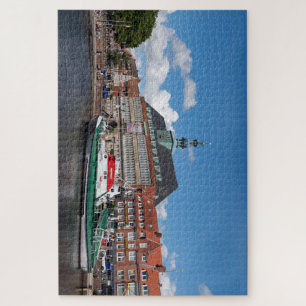 Emden Niedersachsen Deutschland Rathaus am Hafen Puzzle