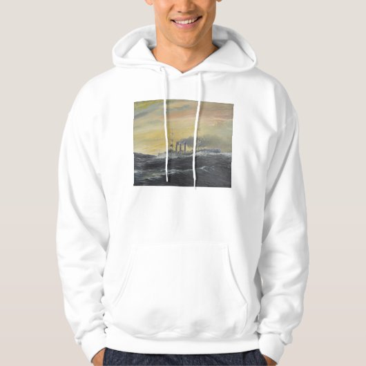 Emden reitet den Wellen Indischen Ozean 1914 2011 Hoodie (Vorderseite)