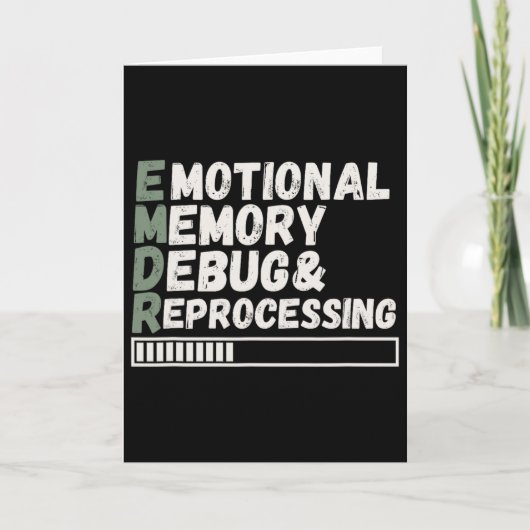 Emdr Emotional Memory Debug Reprocessing Humor _1 Karte (Vorderseite)