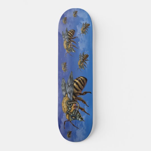 Emek "Bienen " Skateboard (Vorderseite)