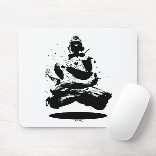 emek_buddha_mousepad mousepad (Mit Mouse)