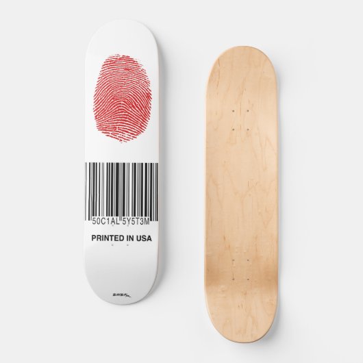 Emek "gedruckt " skateboard (Vorderseite)