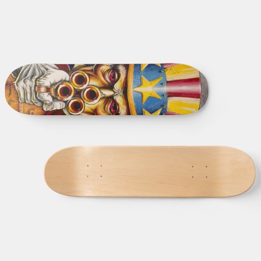 Emek "Onkel Scam " Skateboard (Horizontal)