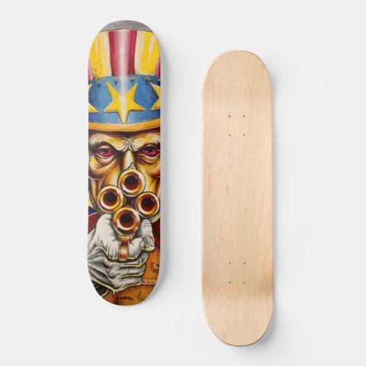 Emek "Onkel Scam " Skateboard (Vorderseite)
