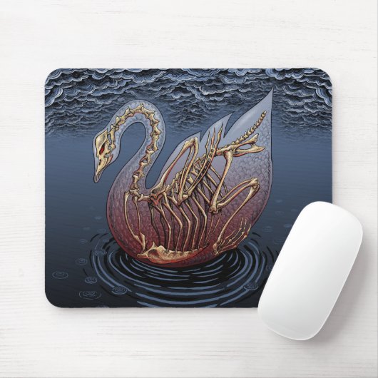 emek_swan_mousepad mousepad (Mit Mouse)