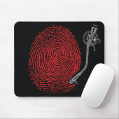 Emek thumbprint Aufzeichnungs-Mausunterlage Mousepad (Mit Mouse)